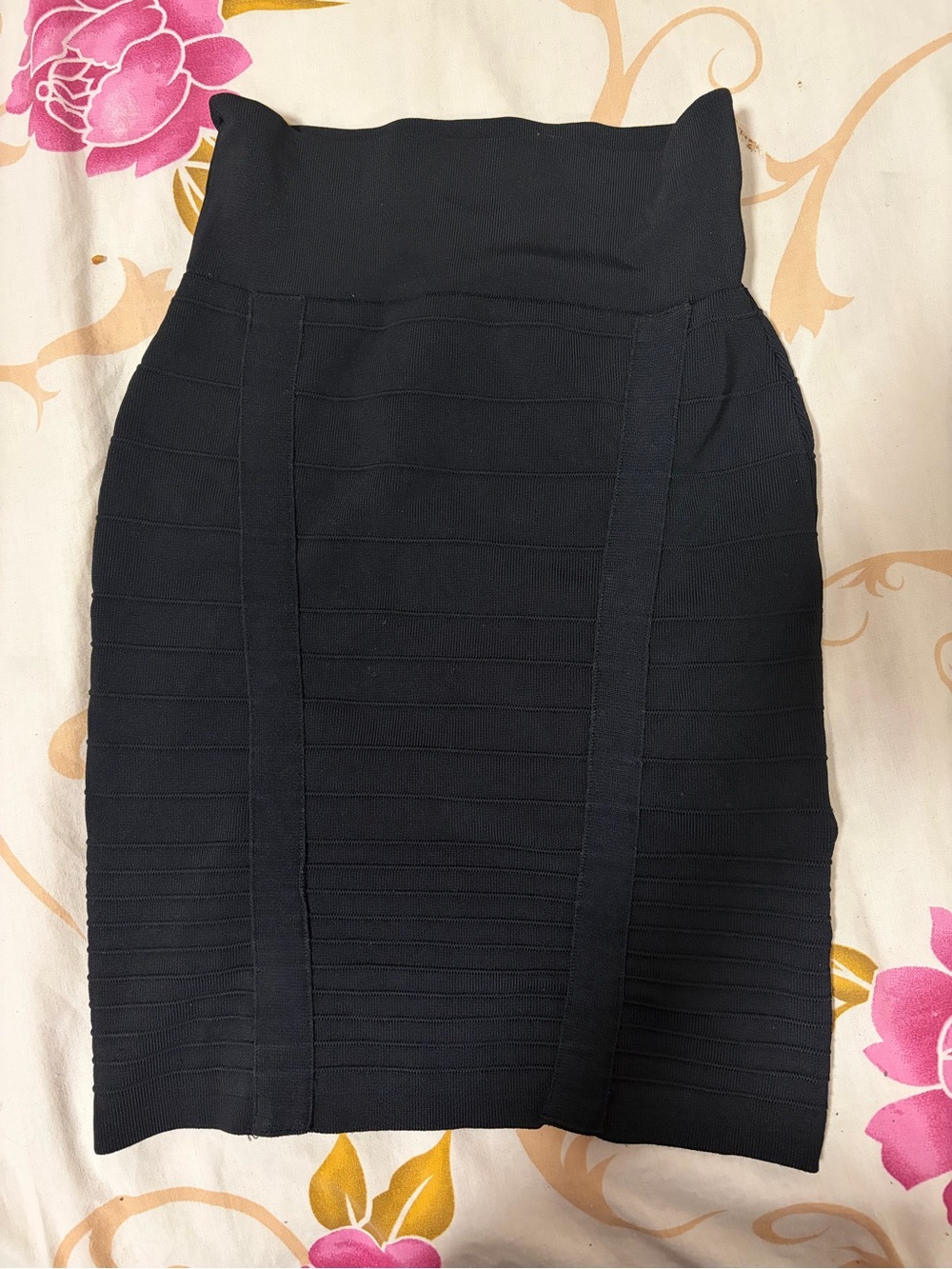 Black Bandage Bodycon Mini Skirt